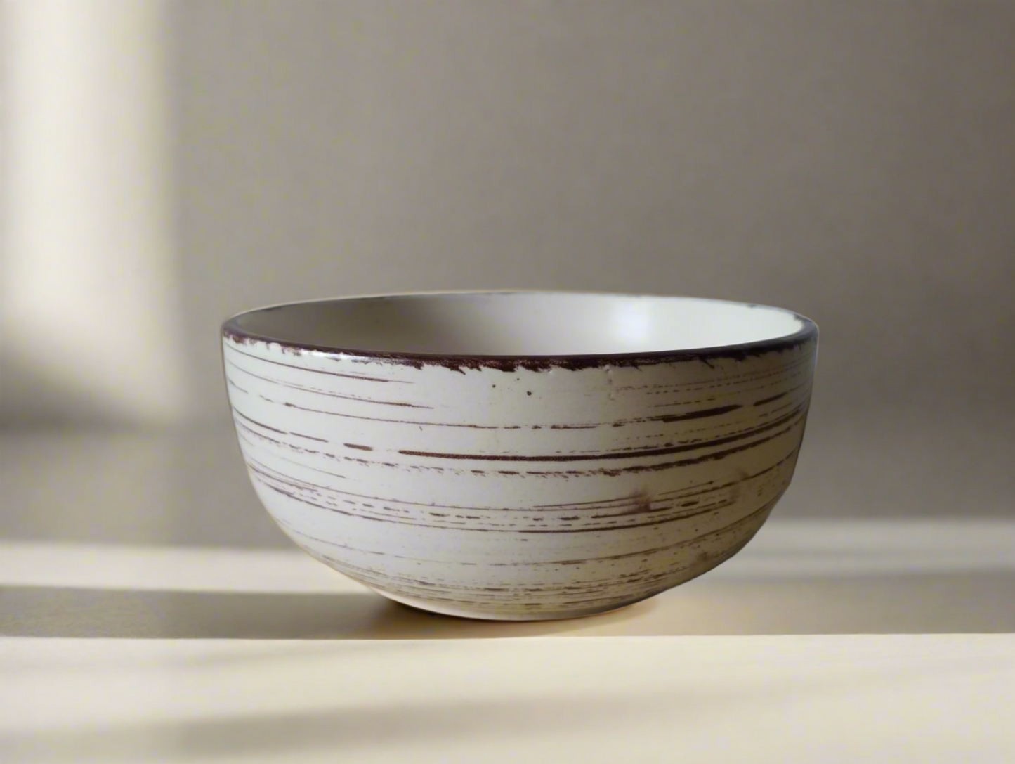 Ivory Rush Edge Bowl (Set of 3)