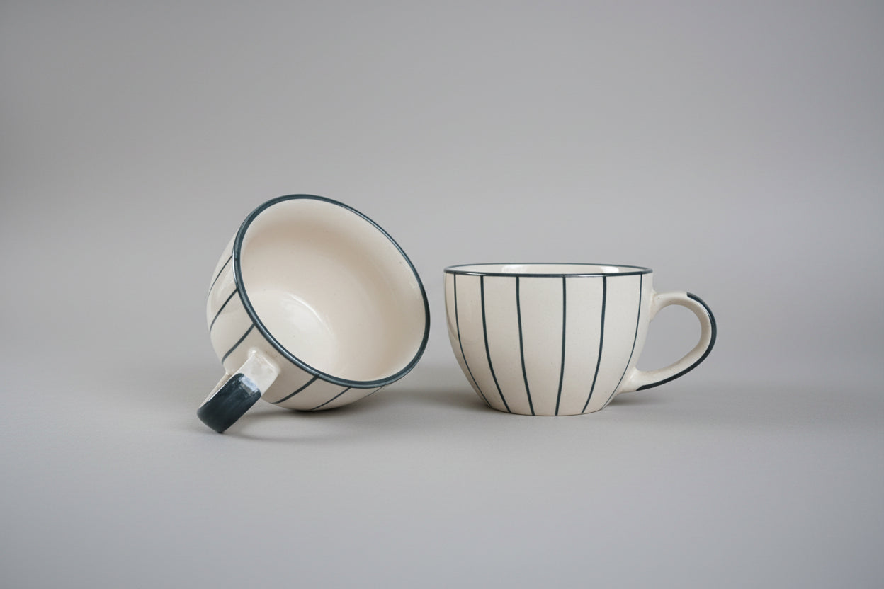 Artisan Striped Mug
