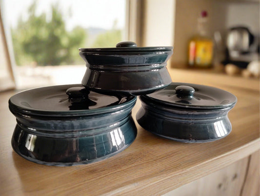 Pantone Green Casserole Set of 3
